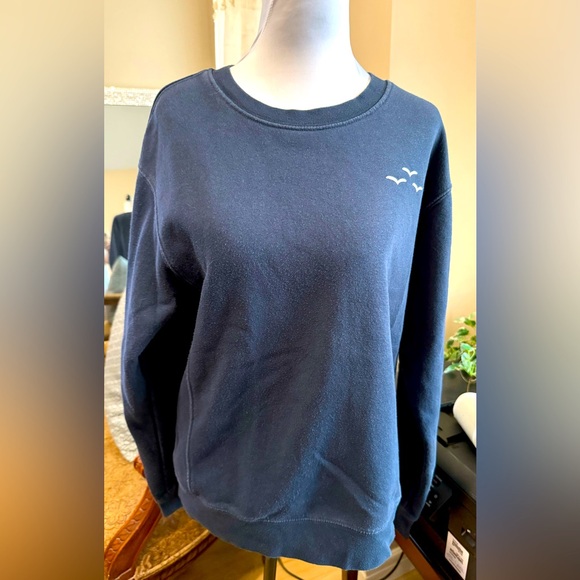 LAZYPANTS PREMIUM LUXE SCUBA CREWNECK SWEATSHIRT IN DARK BLUE SZ M - Picture 1 of 8